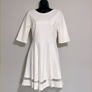 Lulu’s Elegant White Dress. Size medium. Like new.